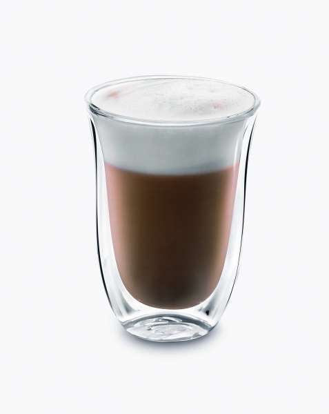 Набор стаканов для латте Delonghi Latte Macchiato 220 мл 2 шт. 
