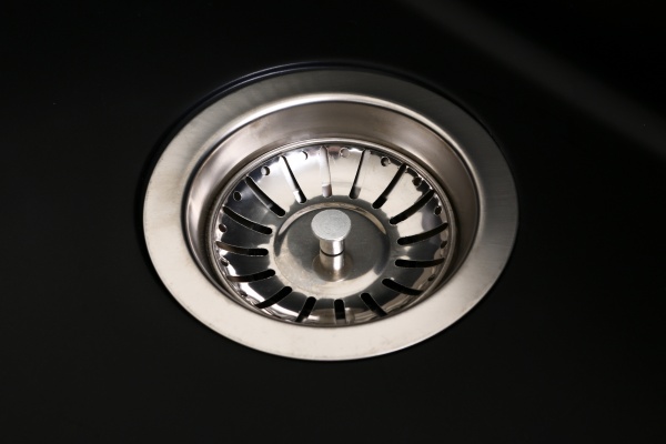 Мойка ScandiSPA из кварцевого песка Alfa 687х507 мм черная с сифоном GMA687b 