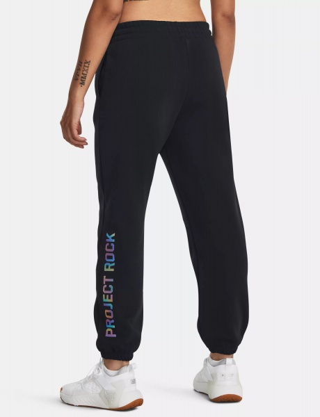 Штани Under Armour PJT ROCK HW TERRY PNT 1380196-001 р. S-M чорний