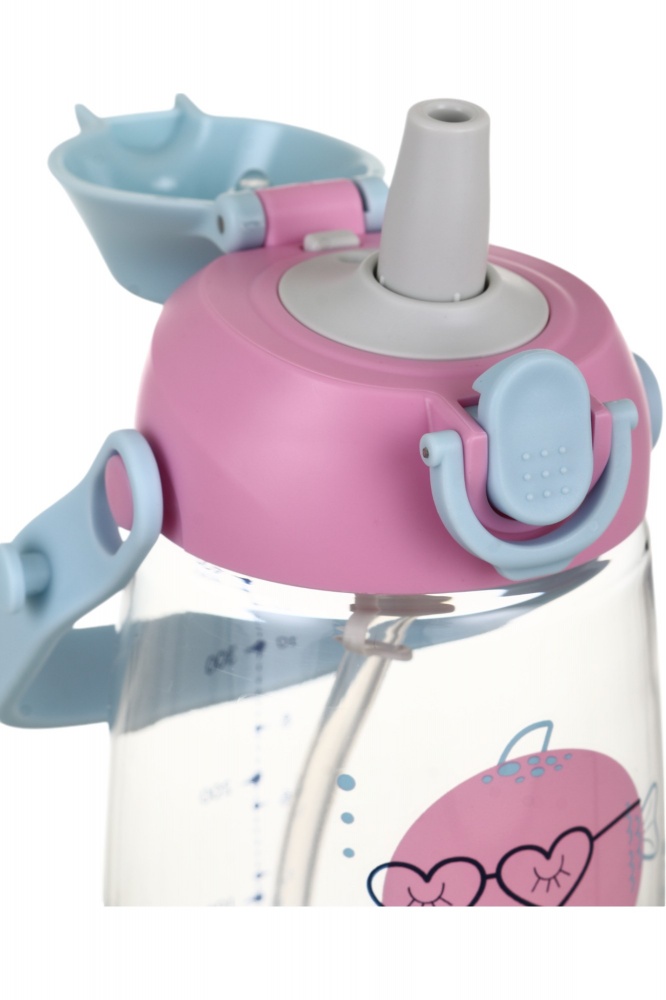 Бутылка для воды Flamberg Premium Bambino 500 мл розовый с белым