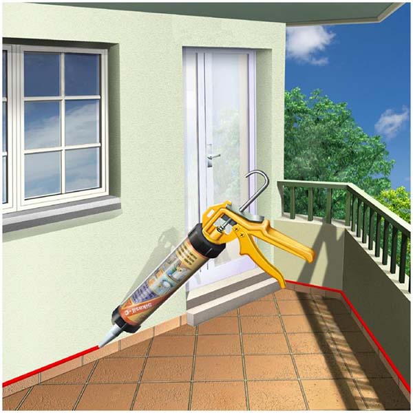 Герметик силиконовый Sika нейтральный Sikasil-C прозрачный 300мл