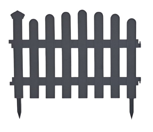 Ограждение для газона Мадера антрацит
