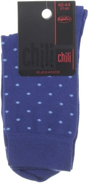 Шкарпетки чоловічі CHILI CHILI ELEGANCE 163 точка р. 25-26 синій 