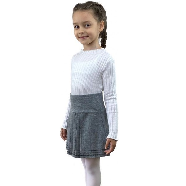 Юбка ART KNIT Герда серый меланж р.140-146 