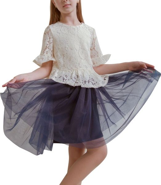 Юбка Sasha р.128 синий 4271 