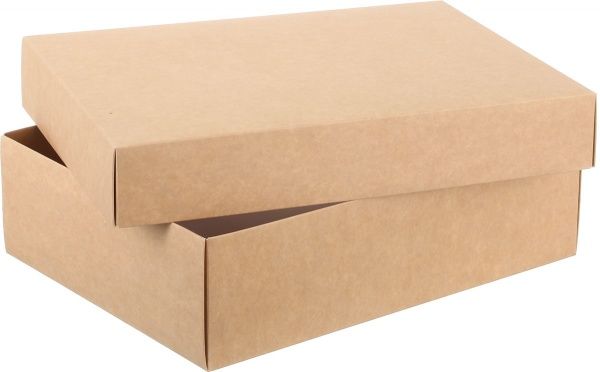 Коробка самосборная крафт 26х34х9,5 см