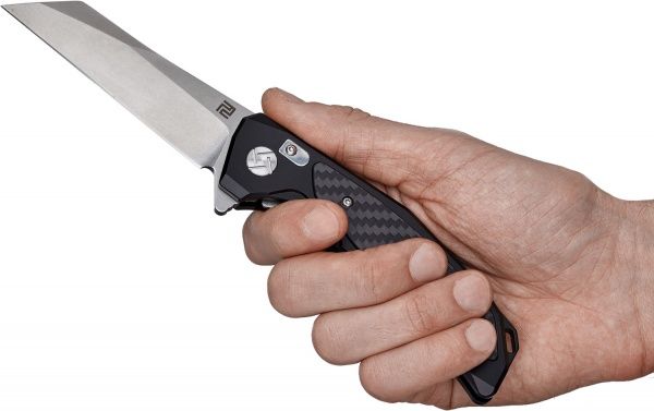 Ніж ARTISAN Megahawk SW, D2, Aluminium/CF