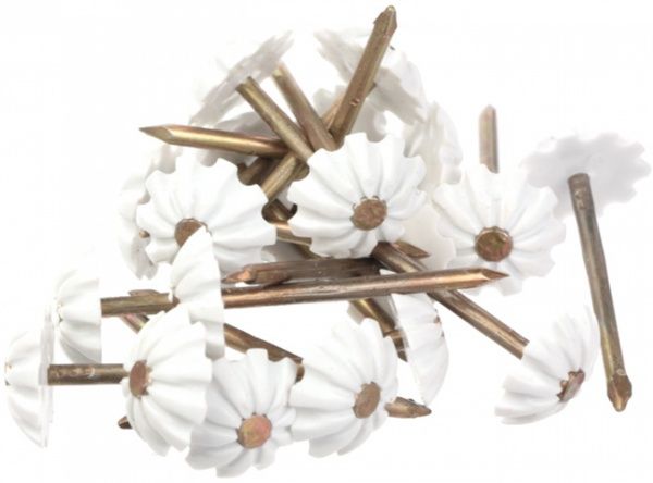 Цвяхи оббивні 200 шт білі