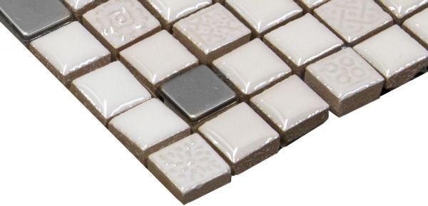 Плитка Cifre Tracia blanco mosaics 30x30 