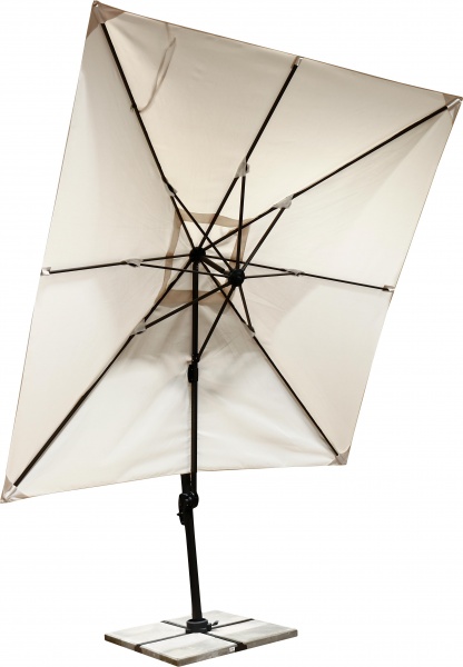 Зонт садовый UBC Group 3х3 м консольный 4755 бежевый
