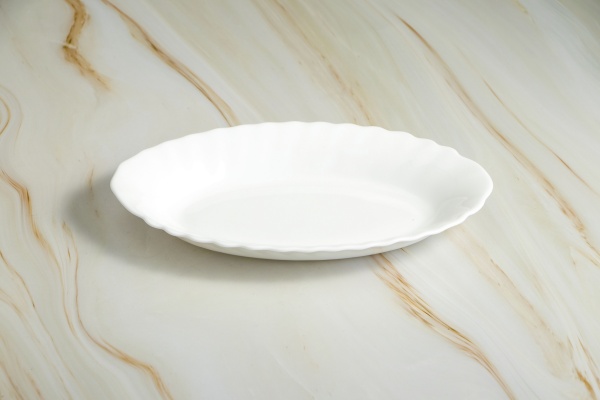 Блюдо овальне V-225W-F Blanco Wave 225 мм Vittora 