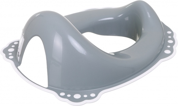 Накладка детская на унитаз Bambinelli серый с резинкой 39x30x13.5 см