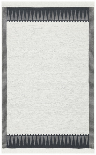 Килим Ekohali Arya AR 22 White Black 120x180 см двосторонній 