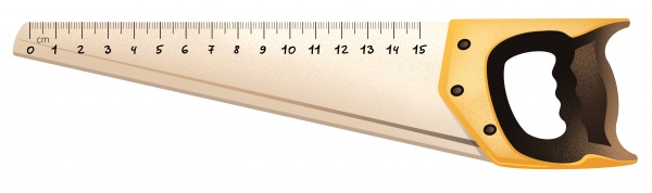 Лінійка Пилка 15 см