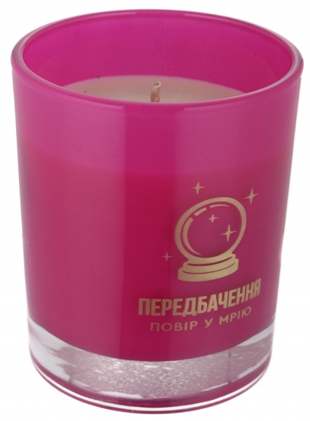 Свеча в стакане с предсказанием аромат тайская орхидея 