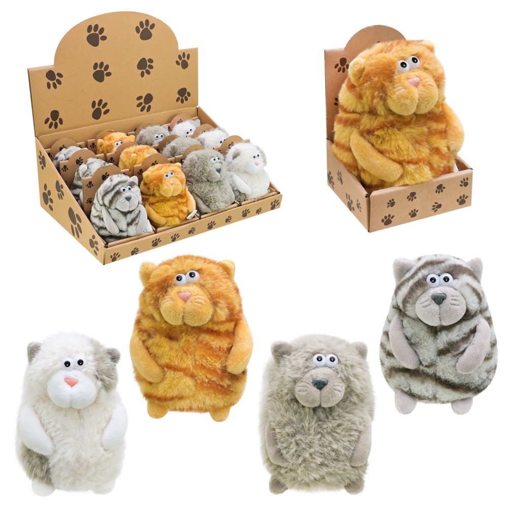 М'яка іграшка Shantou Кіт 13 см в асортименті C6303