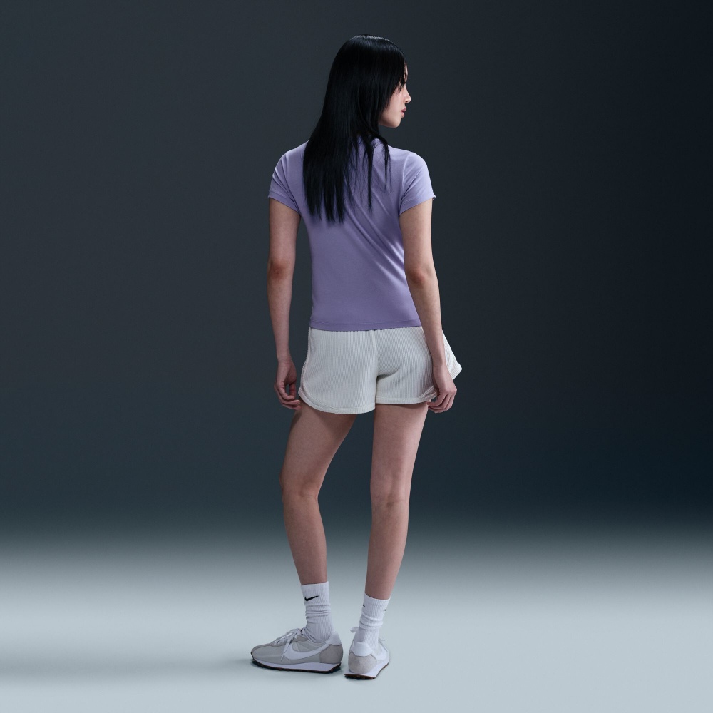 Футболка Nike W NSW NK CHLL KNT MD CRP FV5508-533 р.L фиолетовый