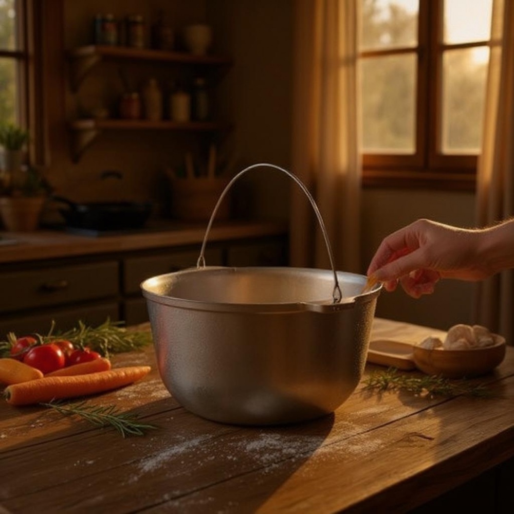 Казан похідний Talko ø300 мм 200 мм 8 л з кришкою