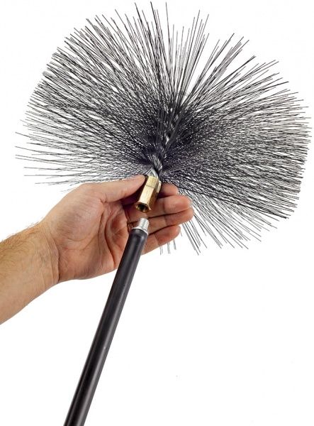 Щетка Savent металлическая для чистки дымохода 300 мм 