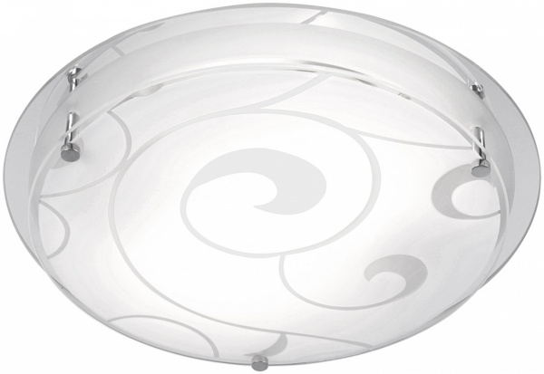 Светильник настенно-потолочный Globo KRISTJANA 48060-2 2x60 Вт E27 белыйс рисунком 48060-2 