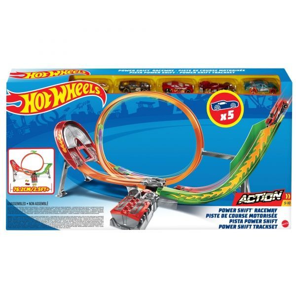 Гоночный трек Hot Wheels Безумный форсаж с 5 машинками FCF18