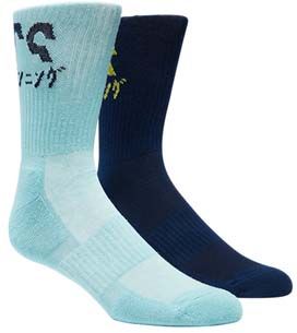 Носки Asics 2PPK KATAKANA SOCK 3013A453-400 черно-белый р.39-42