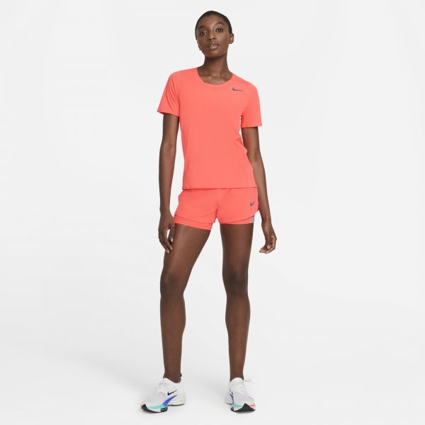 Футболка Nike W NK CITY SLEEK TOP SS CJ9444-854 р.XL кораловий