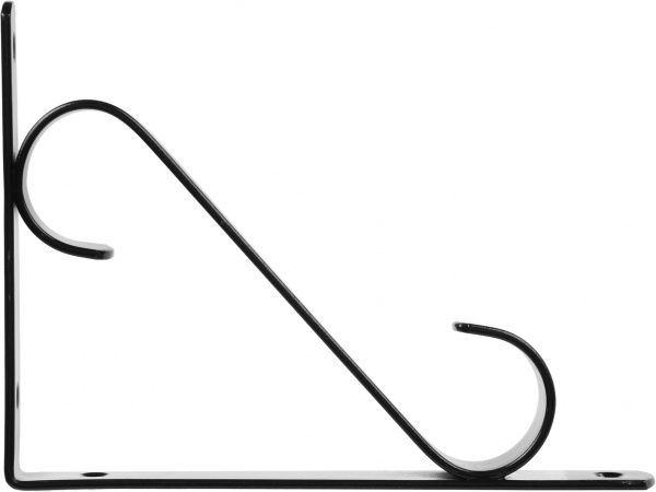 Кронштейн Larvij L7642BL Прованс 150x200 мм чорний