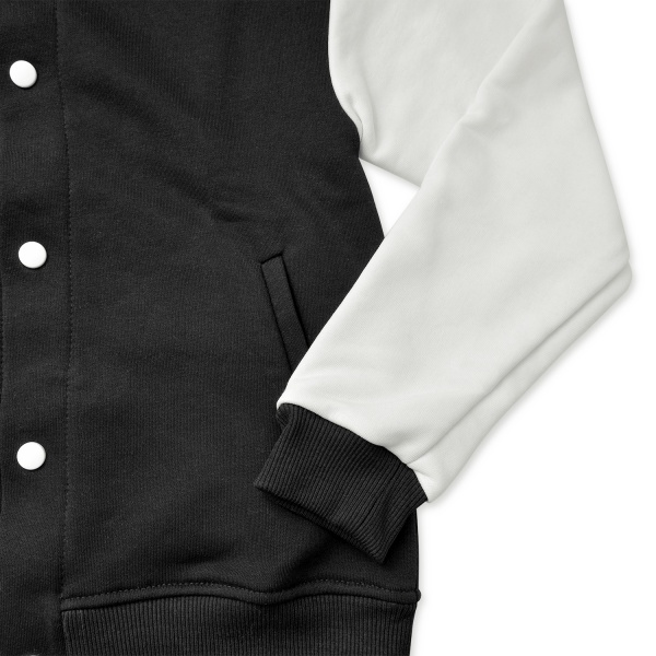 Бомбер дитячі WP Merchandise Бомбер / Бомбер р.152 чорно-білий FWPBOMBER23BK0152 