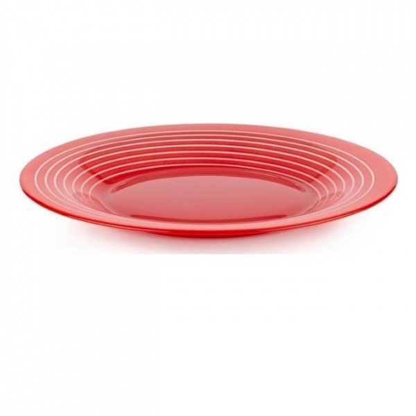 Тарілка обідня Factory Red 25 см P3285 Luminarc