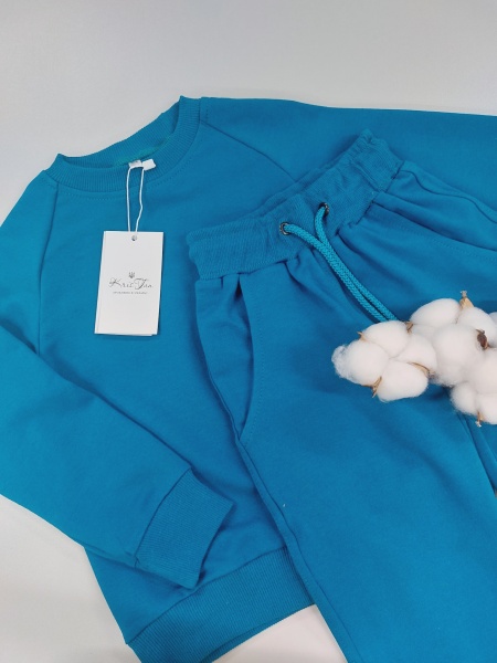 Спортивный костюм KrisTan р.146 морская волна 