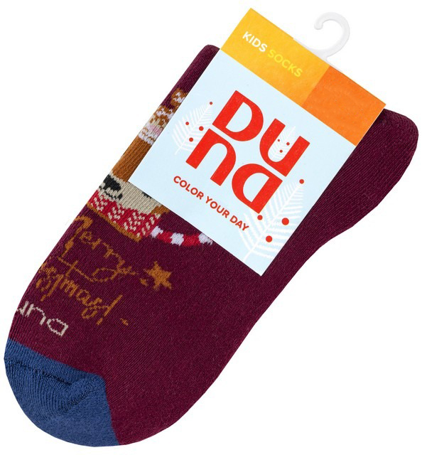 Шкарпетки дитячі Duna махрові (4823094655439) 4290 р. 20-22 бордовий