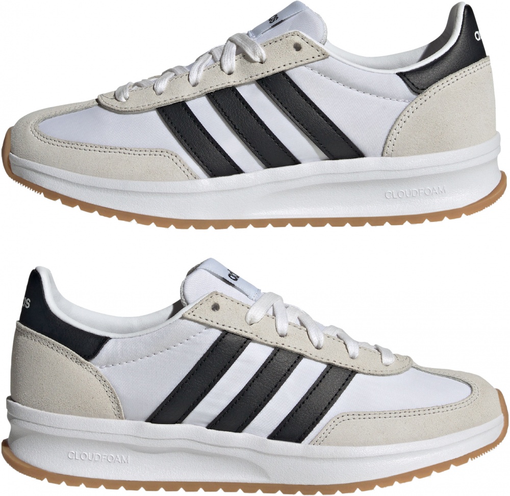 Кроссовки женские демисезонные Adidas RUN 72 IH8594 р.40 2/3 белые с серым