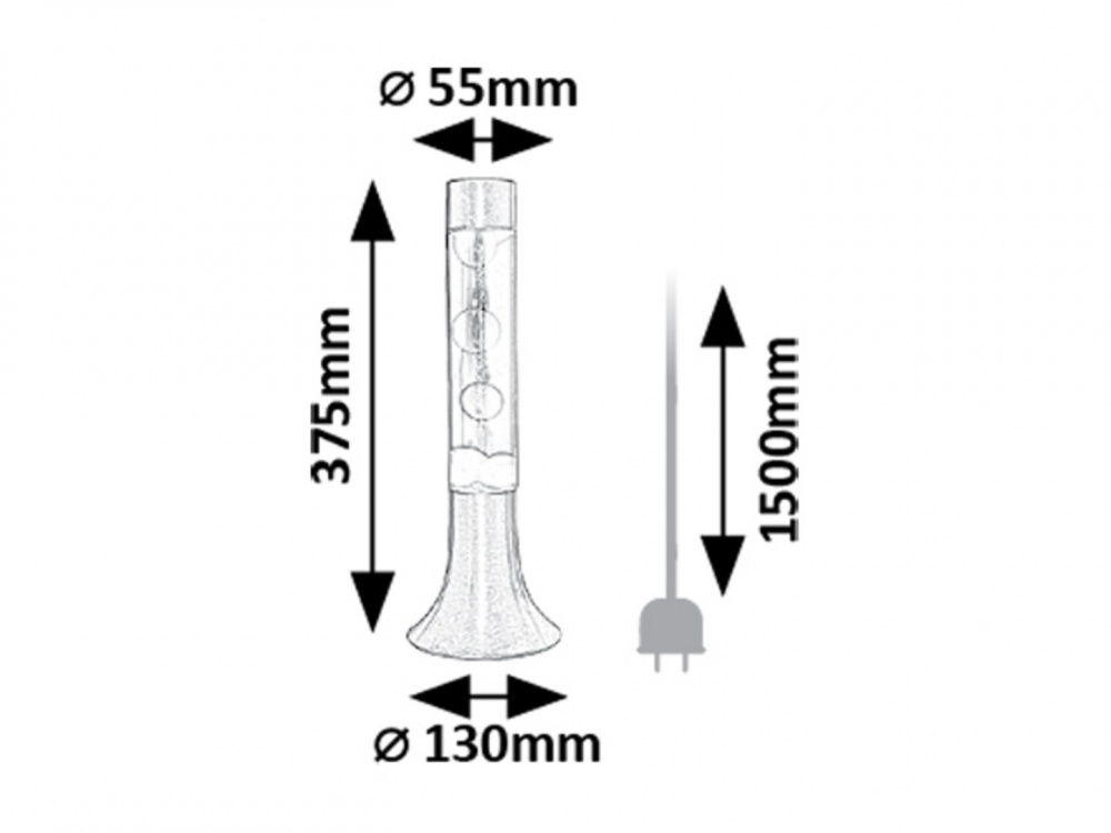 Ночник Rabalux Поппилол 25 Вт серебряный 76025