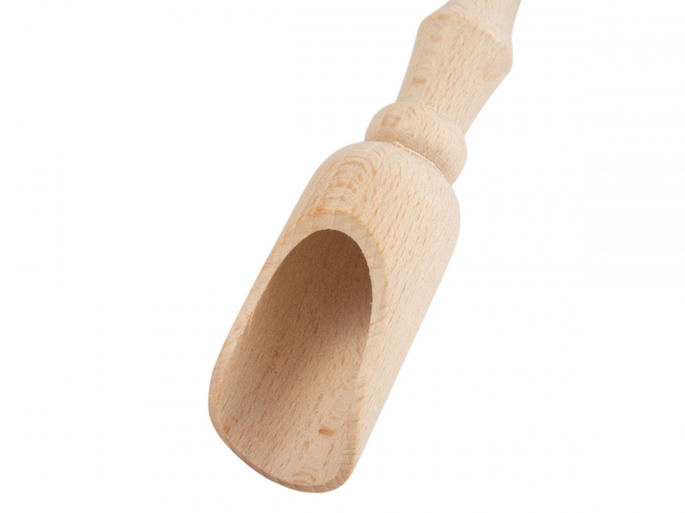 Совок для сипких продуктів Жива дерев'яний фігурний 18х2 см