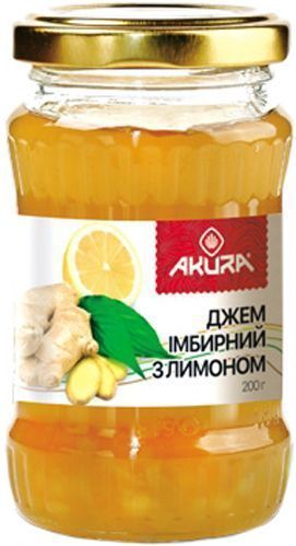Джем Akura имбирный с лимоном 200 г