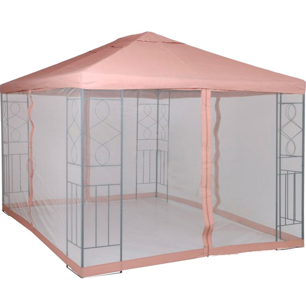 Садовый павильон с москитной сеткой DU171 3x3 м бежевый