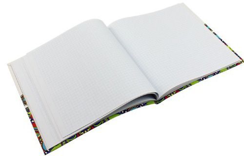 Блокнот 200*200/64 интег., Мат + глитер Pattern YES