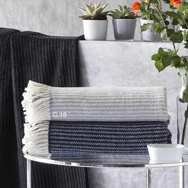 Плед Paris Jura 130x170 см Grey Guy Laroche 