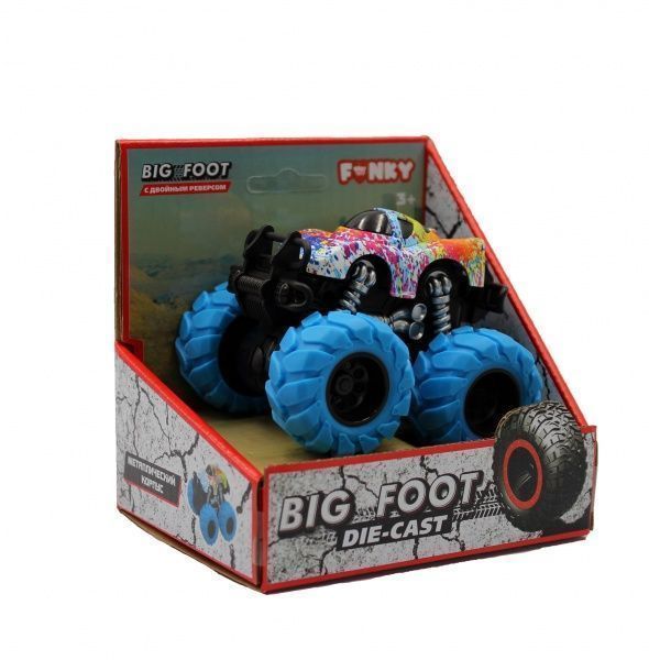 Внедорожник Funky Toys Тюнинг синие колеса 1:64 FT61040