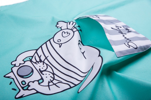 Фартук Котик 66х82 см ментол La Nuit