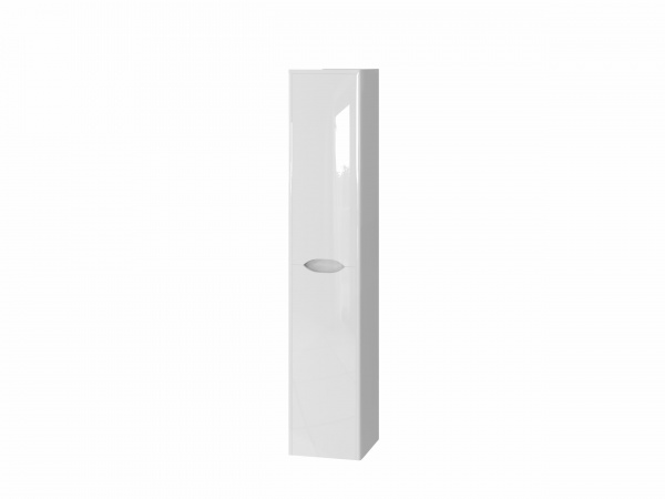 Пенал для ванной комнаты ЮВЕНТА Livorno-170 белый глянец