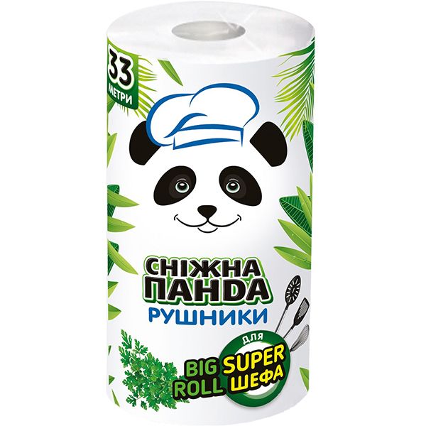 Бумажные полотенца Сніжна Панда BIG ROLL двухслойная 1 шт.