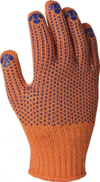 Перчатки Compass трикотажные с покрытием ПВХ точка XL (10) 584