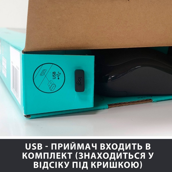 Комплект клавіатура та миша Logitech Wireless Desktop MK270 - EER - US International (L920-004508) 