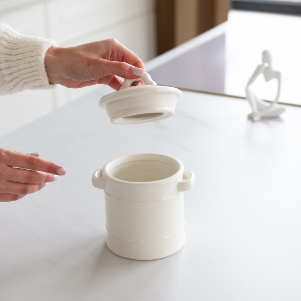 Емкость для хранения 600 мл KP-19 White MVM