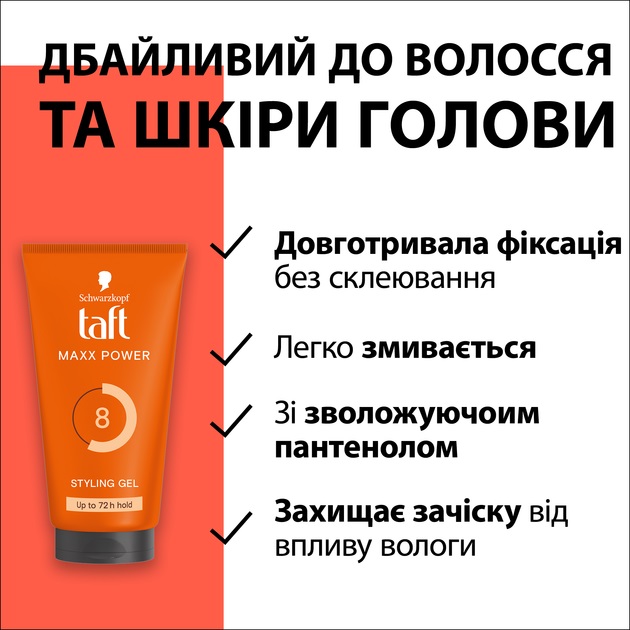 Гель TAFT Maxx Power 150 мл