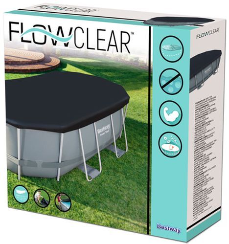 Тент укрывной Bestway ПВХ для каркасных бассейнов 418 * 230см (58425)