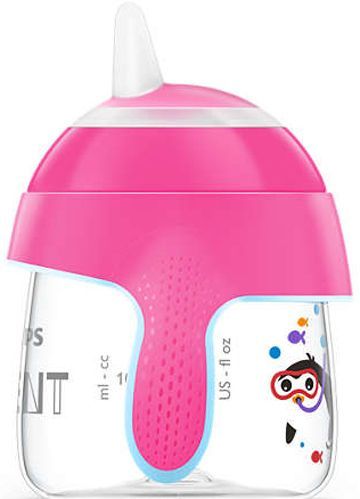 Поильник-непроливайка Philips Avent розовый 200мл 6 мес+ SCF751/07