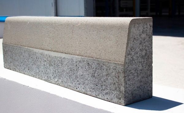 Бордюр Золотой Мандарин дорожній малий 1000 x 250 x 120 мм.